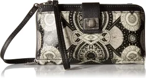 Sakroots Large Coated Canvas Smartphone Crossbody Bag