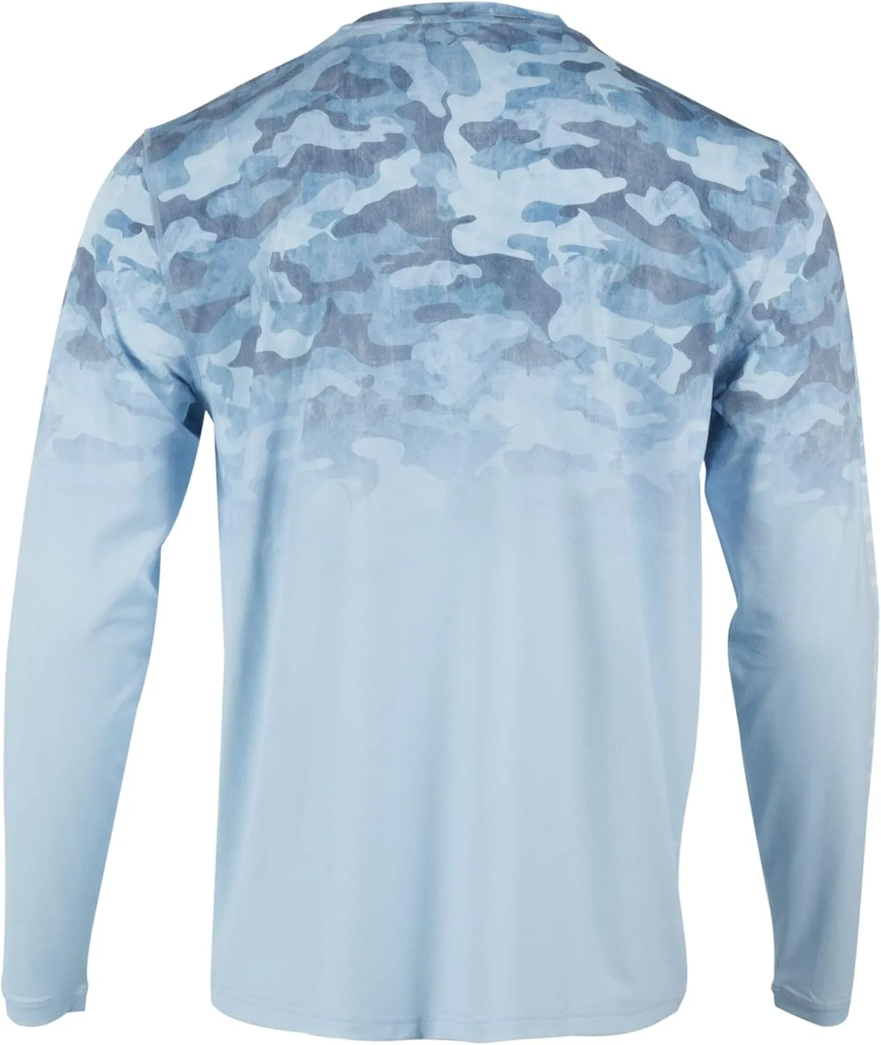 Salt Life Men's Into The Abyss Long Sleeve Perforated Mesh Performance Shirt