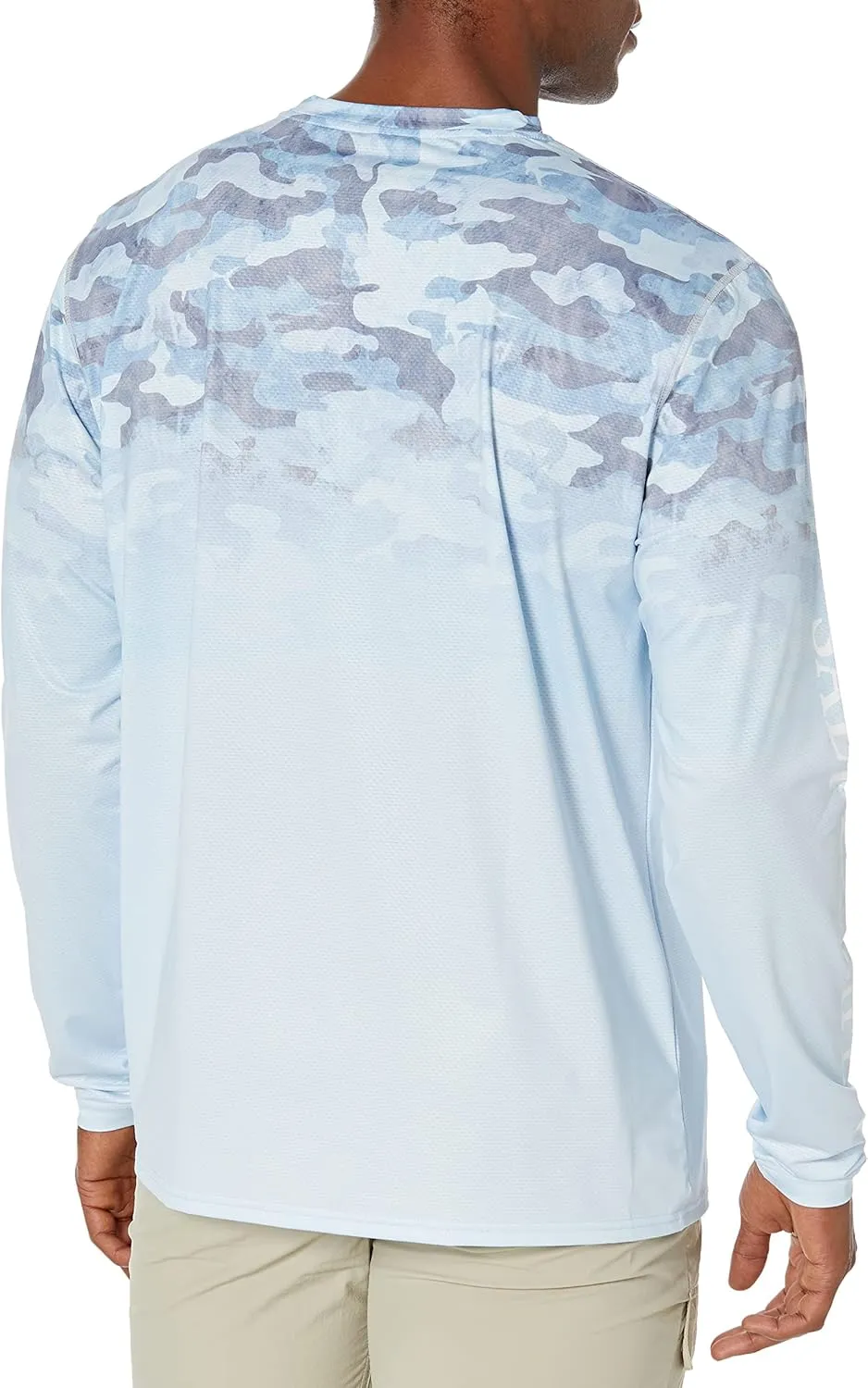 Salt Life Men's Into The Abyss Long Sleeve Perforated Mesh Performance Shirt
