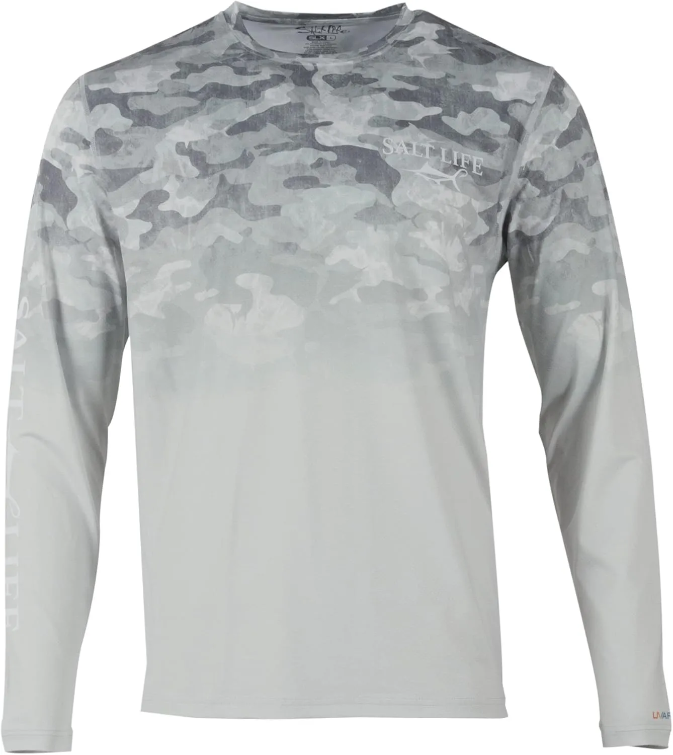 Salt Life Men's Into The Abyss Long Sleeve Perforated Mesh Performance Shirt