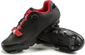 Santic Men's SPD Mountain Bike Lock Shoes MTB Cycling Accessories Breathable Self-Locking Shoes