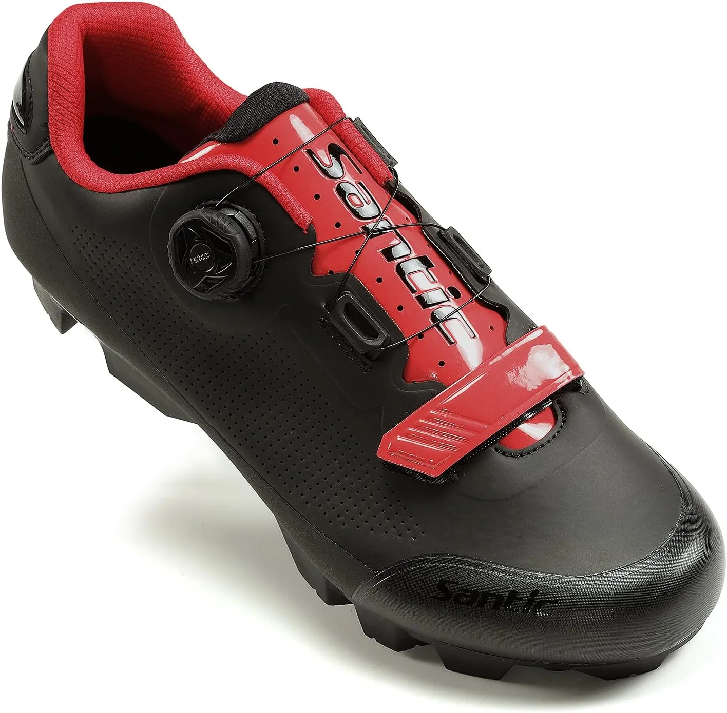 Santic Men's SPD Mountain Bike Lock Shoes MTB Cycling Accessories Breathable Self-Locking Shoes