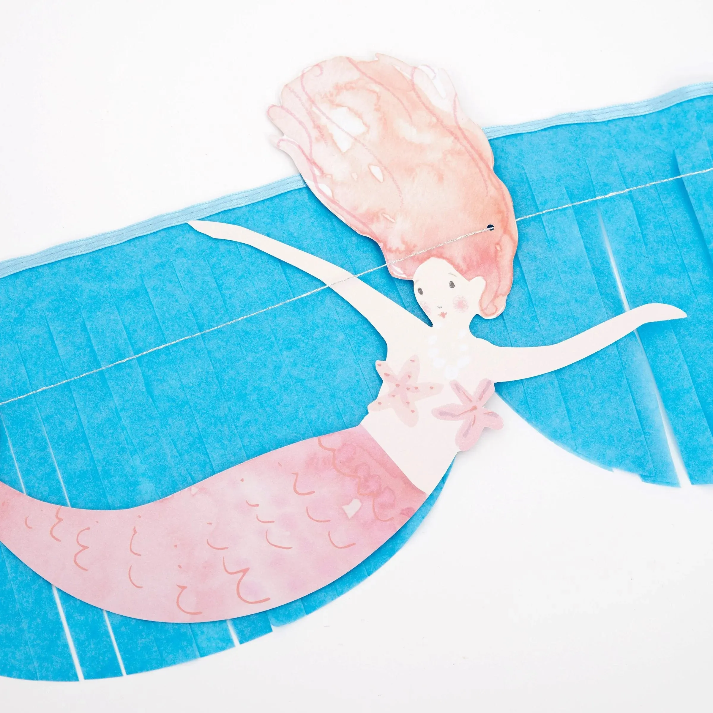 Scalloped Fringe Garland || Mermaid