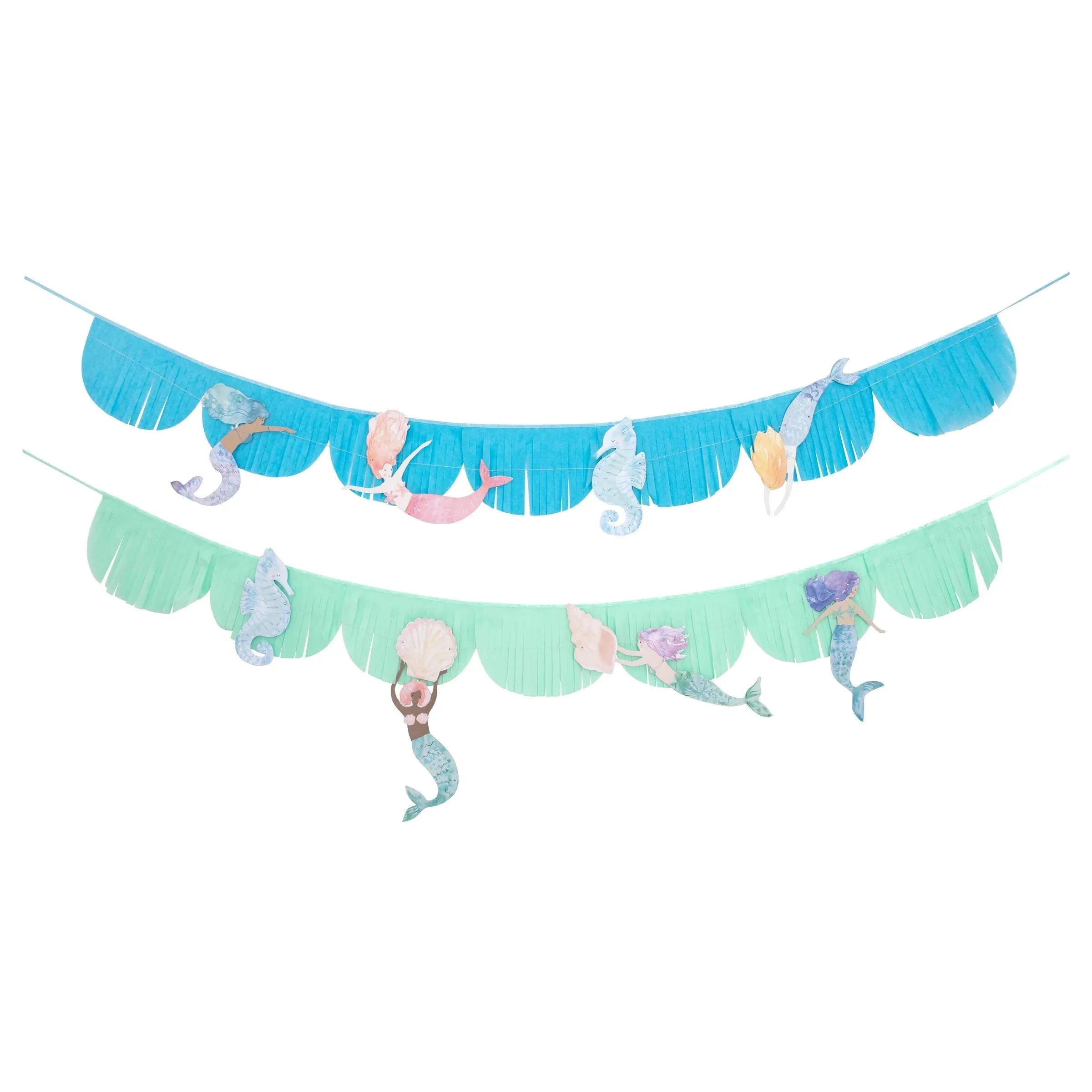 Scalloped Fringe Garland || Mermaid