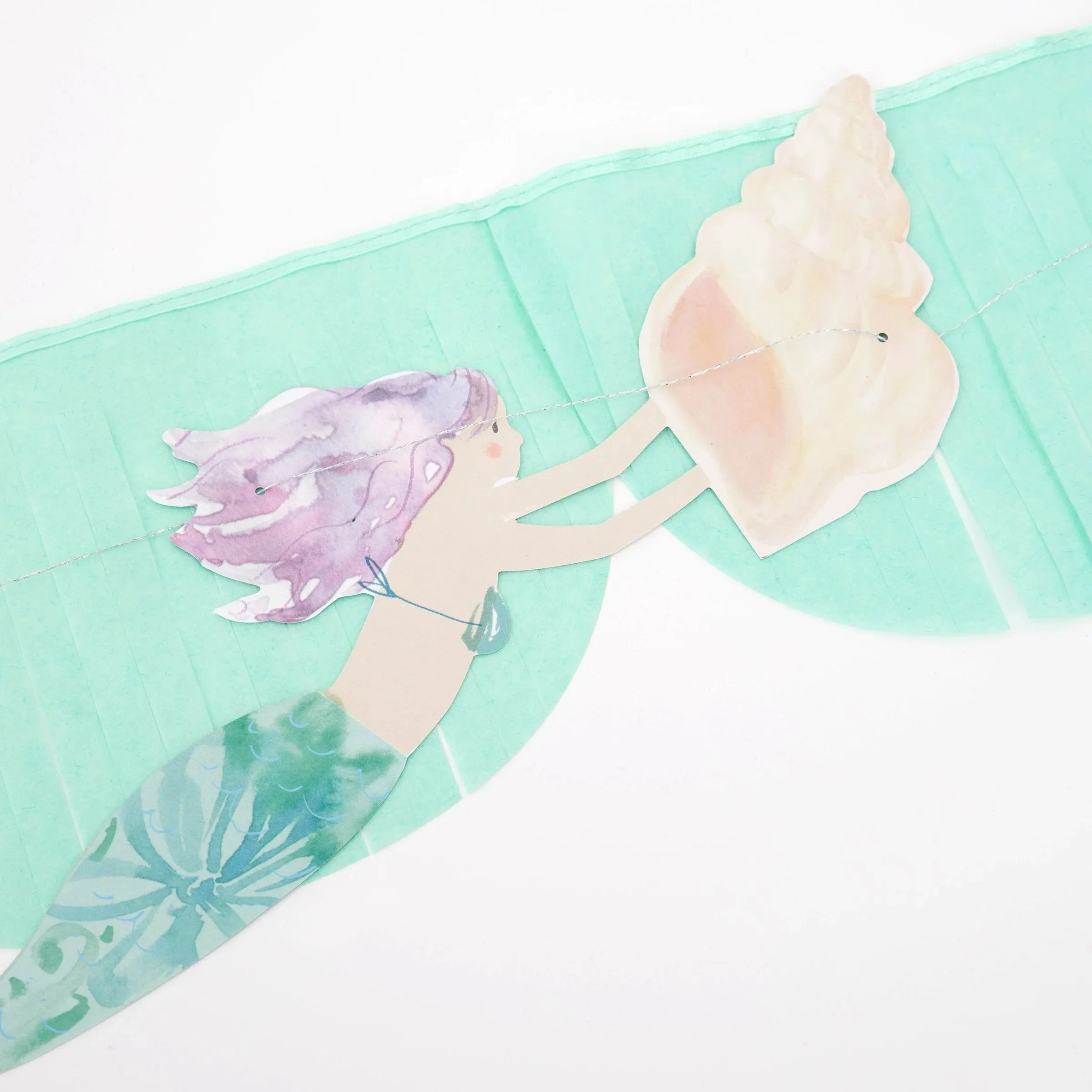 Scalloped Fringe Garland || Mermaid