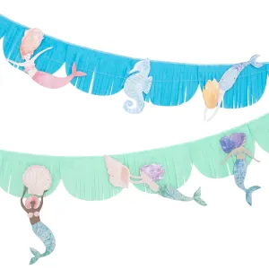 Scalloped Fringe Garland || Mermaid