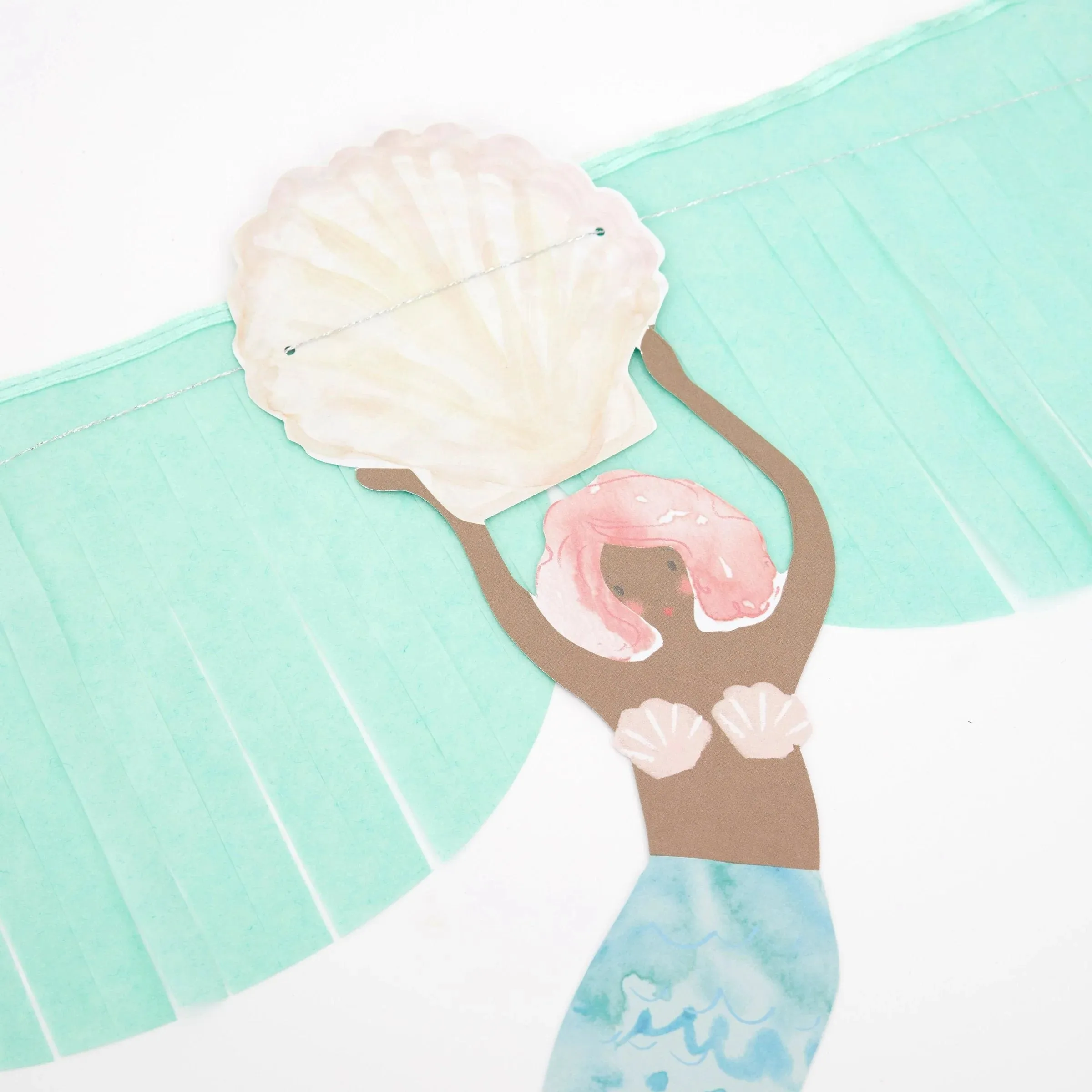 Scalloped Fringe Garland || Mermaid