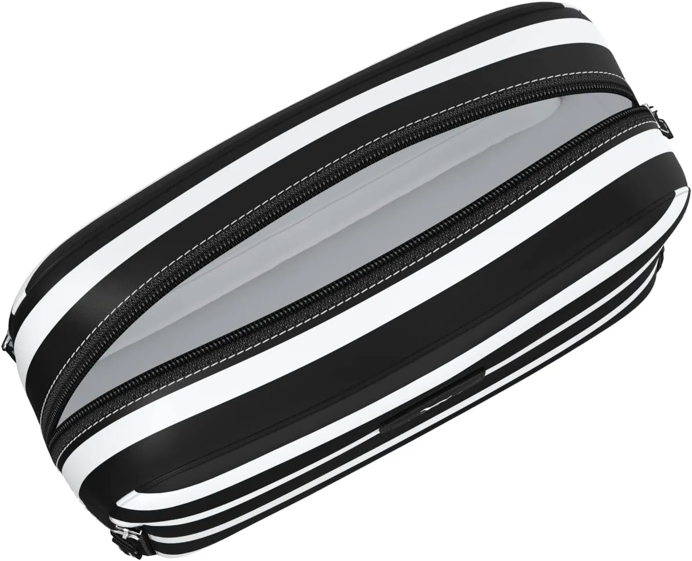 SCOUT 3-Way Bag - Travel Makeup Pouch and Toiletry Bag for Women with Three Zipper Compartments - Stands Upright, Wipes Clean