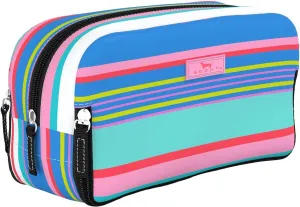 SCOUT 3-Way Bag - Travel Makeup Pouch and Toiletry Bag for Women with Three Zipper Compartments - Stands Upright, Wipes Clean