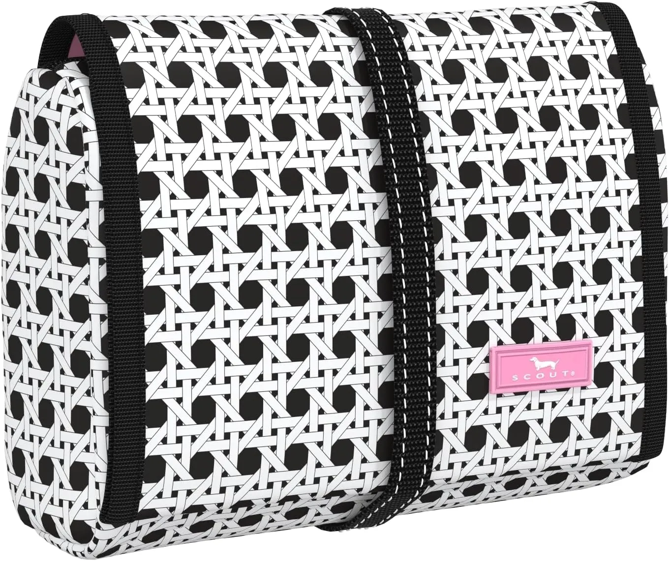 SCOUT Beauty Burrito Hanging Toiletry and Cosmetic Organizer with 3 Compartments