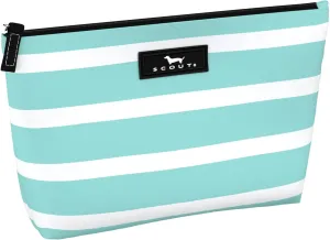 SCOUT Twiggy Makeup Bag, Slim Water-Resistant Pouch Zips Shut, Wipes Clean, Packs Easily