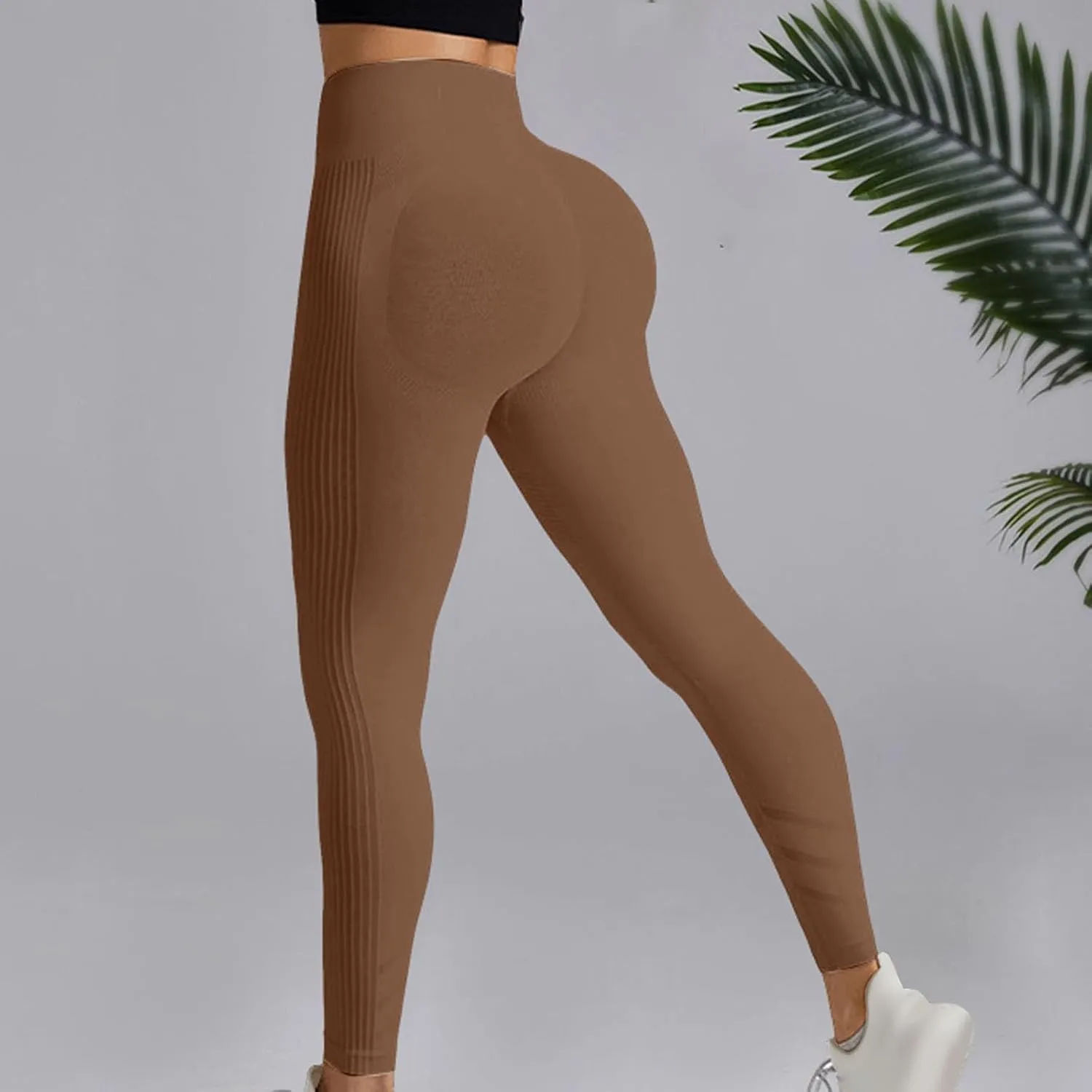 Scrunch Butt Lifting Leggings for Women Impact Gym Seamless Workout Leggings Mid Low Waist Tummy Control Yoga Pants