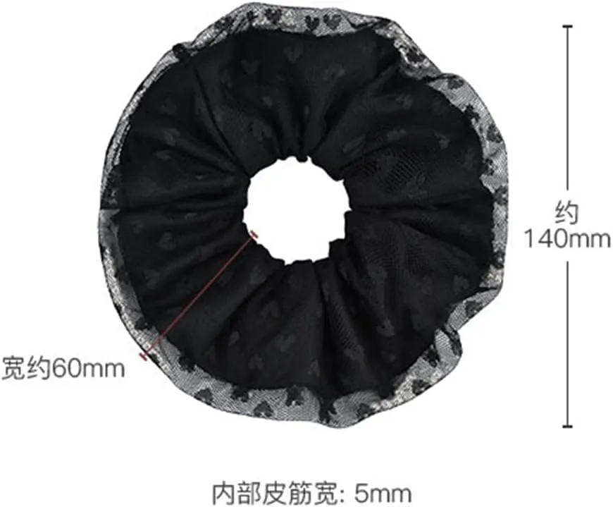 Scrunchie French Net Yarn Female Hair Accessories Super Fairy Rubber Band Headdress