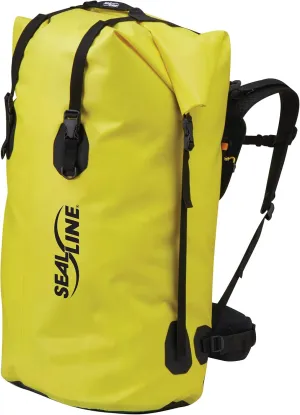 SealLine Black Canyon Waterproof Dry Pack with Waist Belt Support, Yellow, 115-Liter