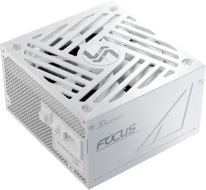 Seasonic Focus GX-850 White ATX3, 850W 80  Gold Full-Modular, Fan Control in Fanless, Silent, Cooling Mode, 40/50 Series, 10 Year Warranty, Power Supply for Gaming, SRP-FGX851-A5A32SF.