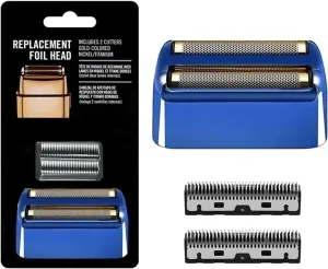 Shaver Replacement Foil and Cutters，Compatible for Barbilis BaBylissPRO，Compatible for Barberology Double FXFS1,FXFS2 Shavers(D)