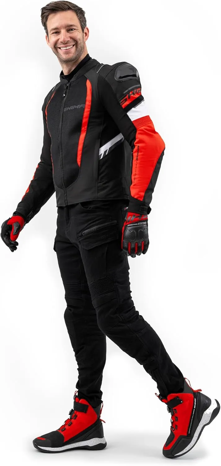 SHIMA MeshPro 2.0 Motorcycle Jacket Men AirForce Back Protector Armour Riding Summer Mesh Bikers Ventilated Lightweight