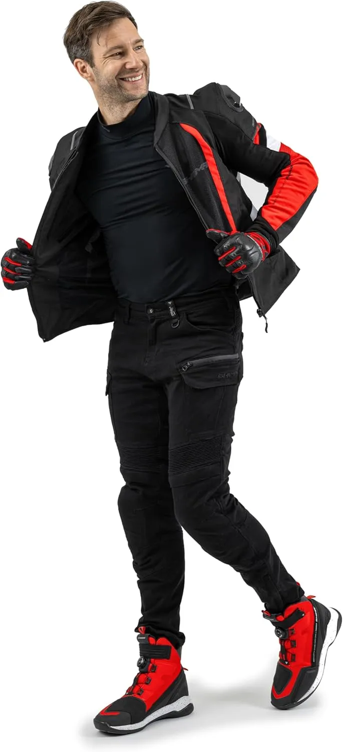 SHIMA MeshPro 2.0 Motorcycle Jacket Men AirForce Back Protector Armour Riding Summer Mesh Bikers Ventilated Lightweight
