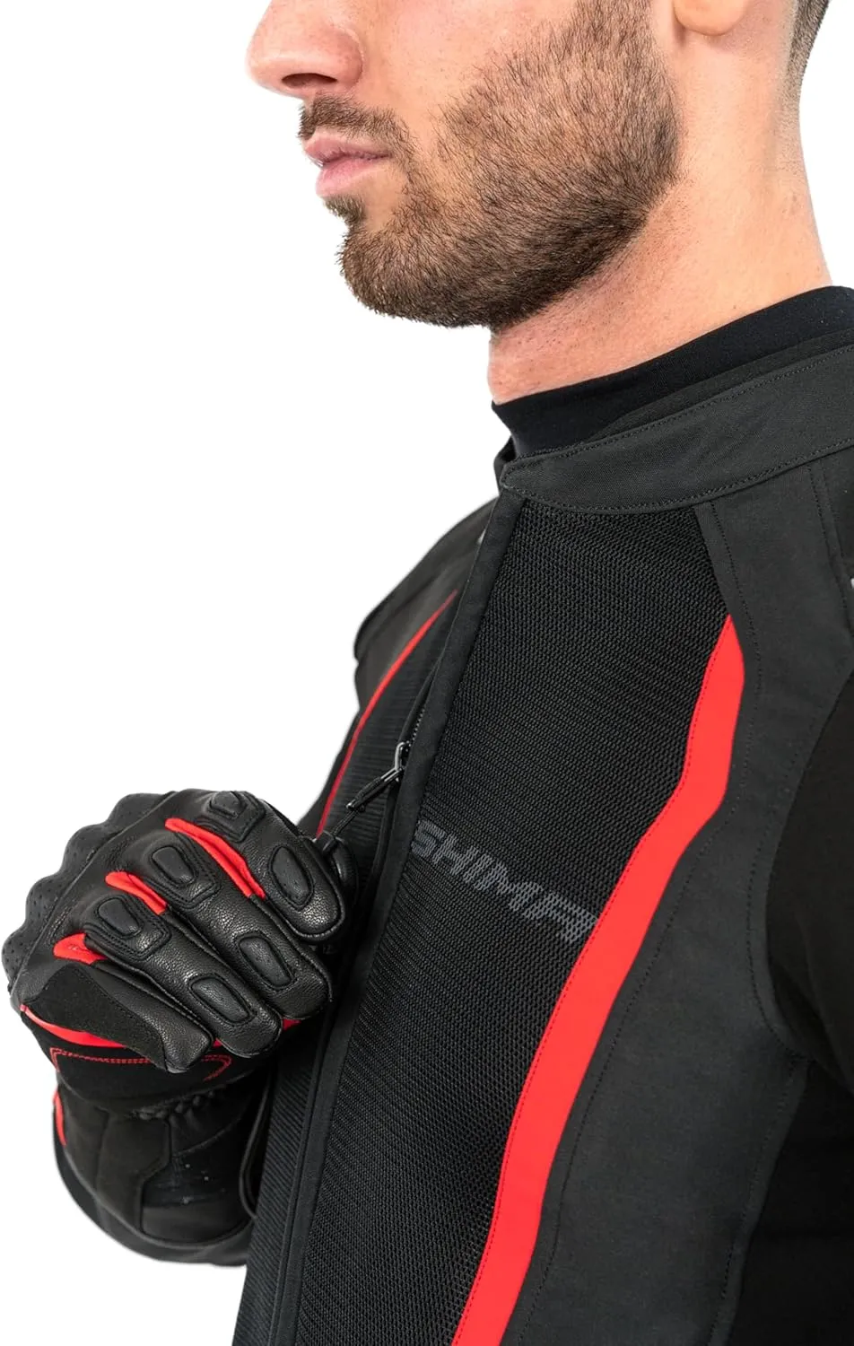 SHIMA MeshPro 2.0 Motorcycle Jacket Men AirForce Back Protector Armour Riding Summer Mesh Bikers Ventilated Lightweight
