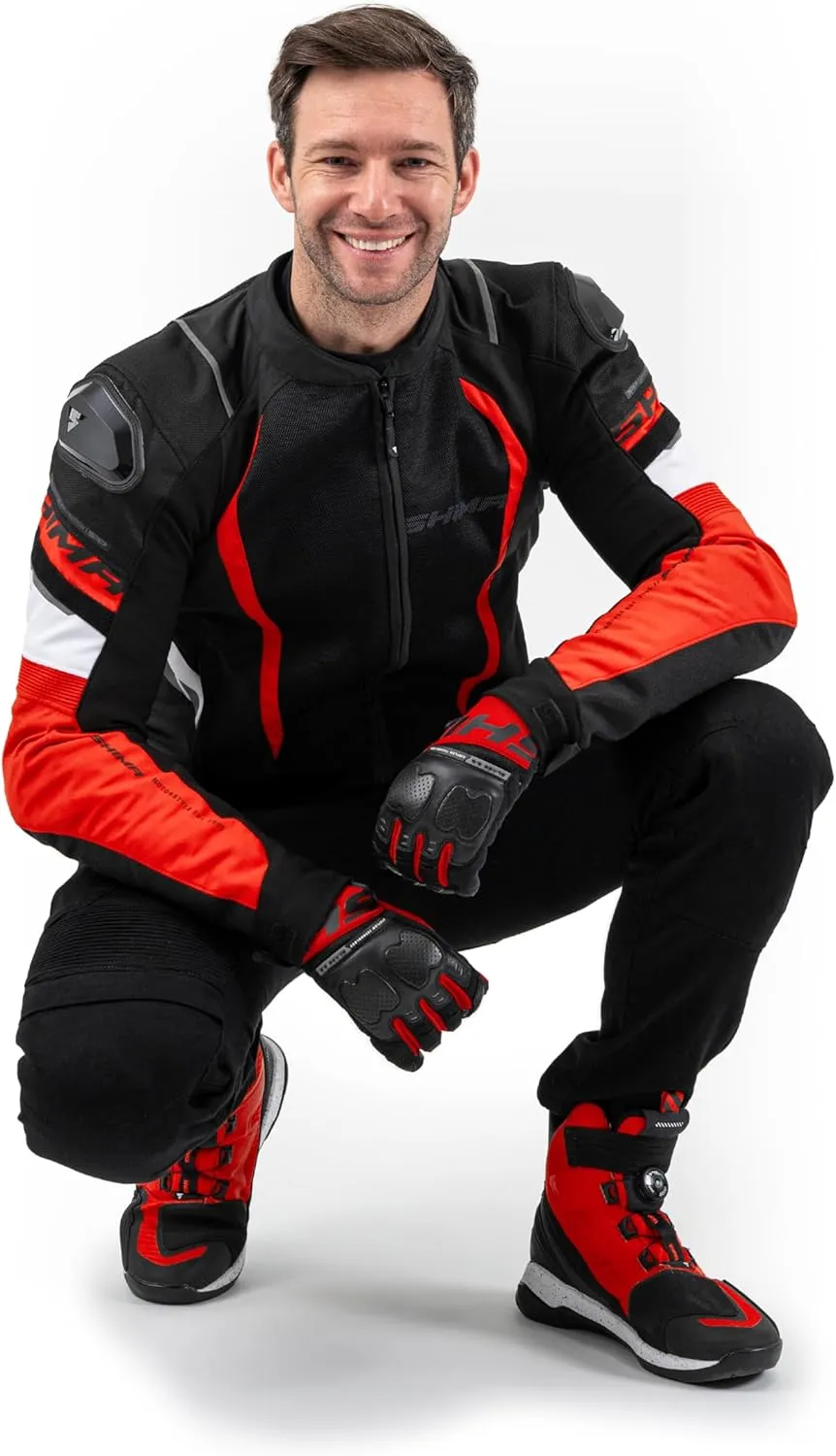 SHIMA MeshPro 2.0 Motorcycle Jacket Men AirForce Back Protector Armour Riding Summer Mesh Bikers Ventilated Lightweight