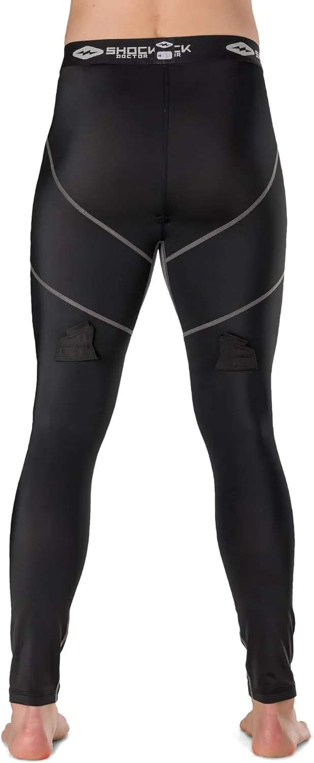 Shock Doctor Compression Hockey Pant w/Protective Cup, Adult