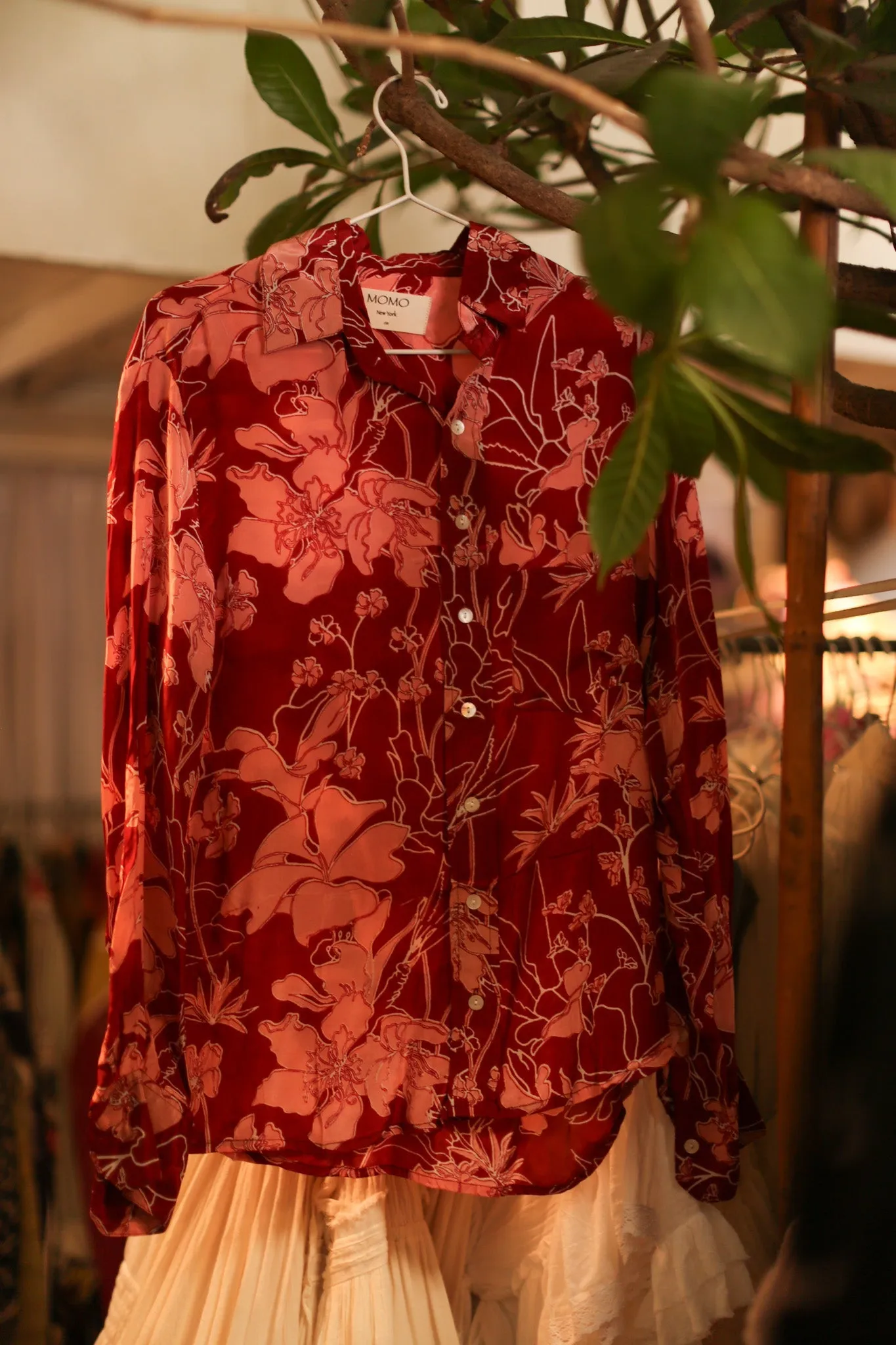 SILK BOYFRIEND SHIRT FRANK