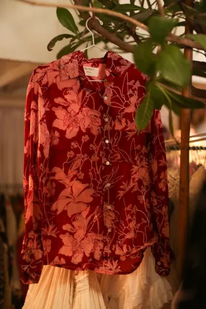 SILK BOYFRIEND SHIRT FRANK