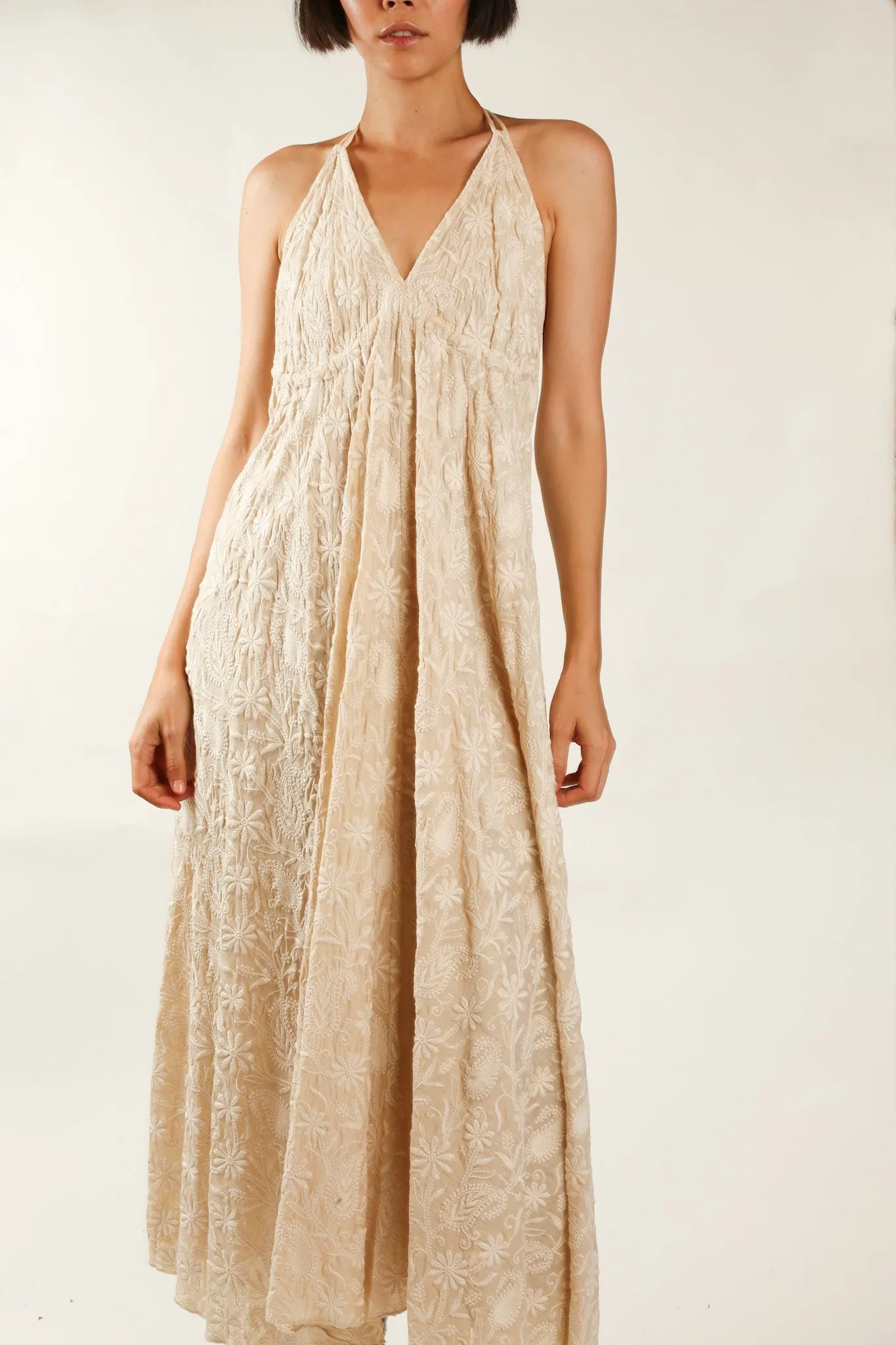 SILK EMBROIDERED DRESS HANNAH