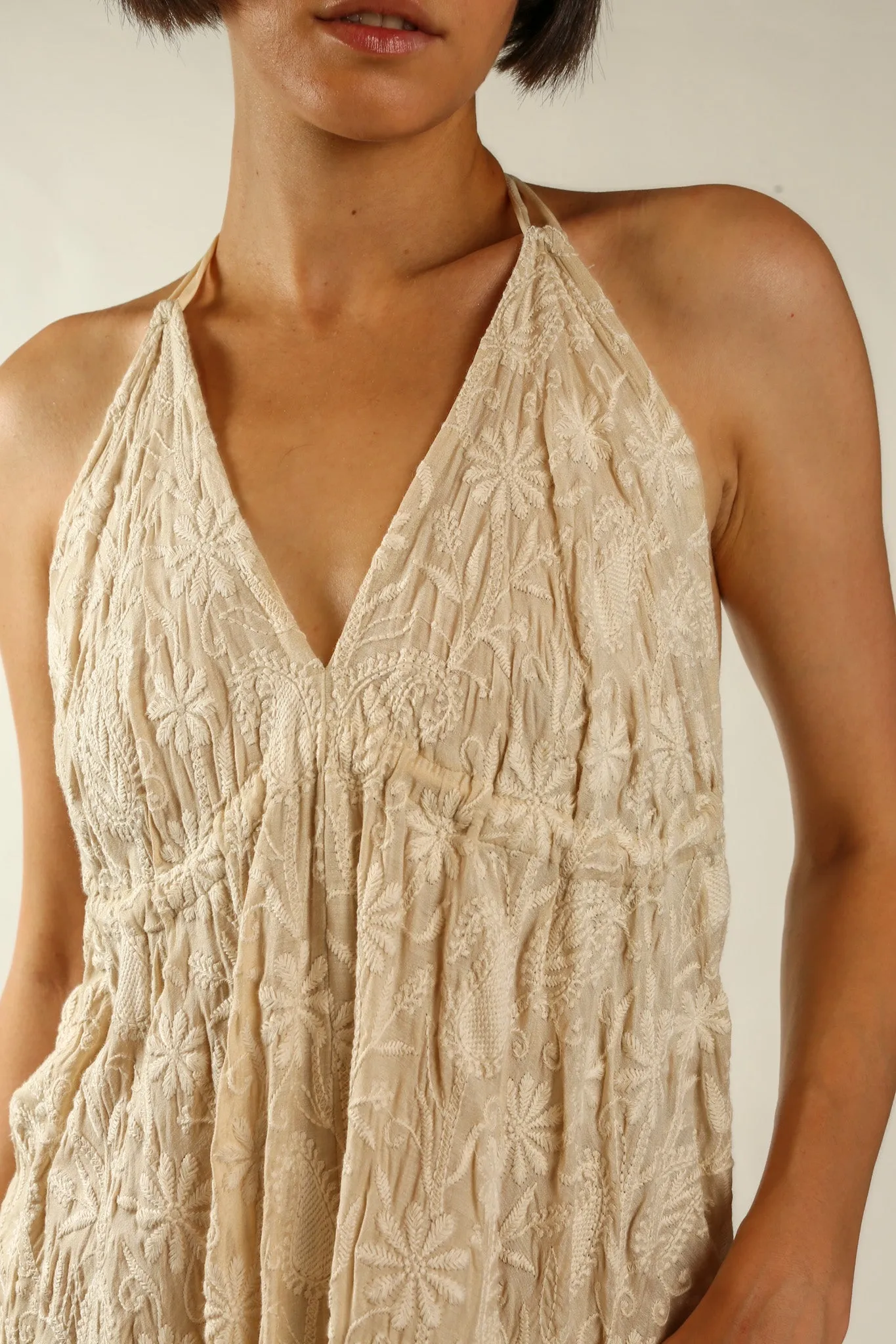 SILK EMBROIDERED DRESS HANNAH