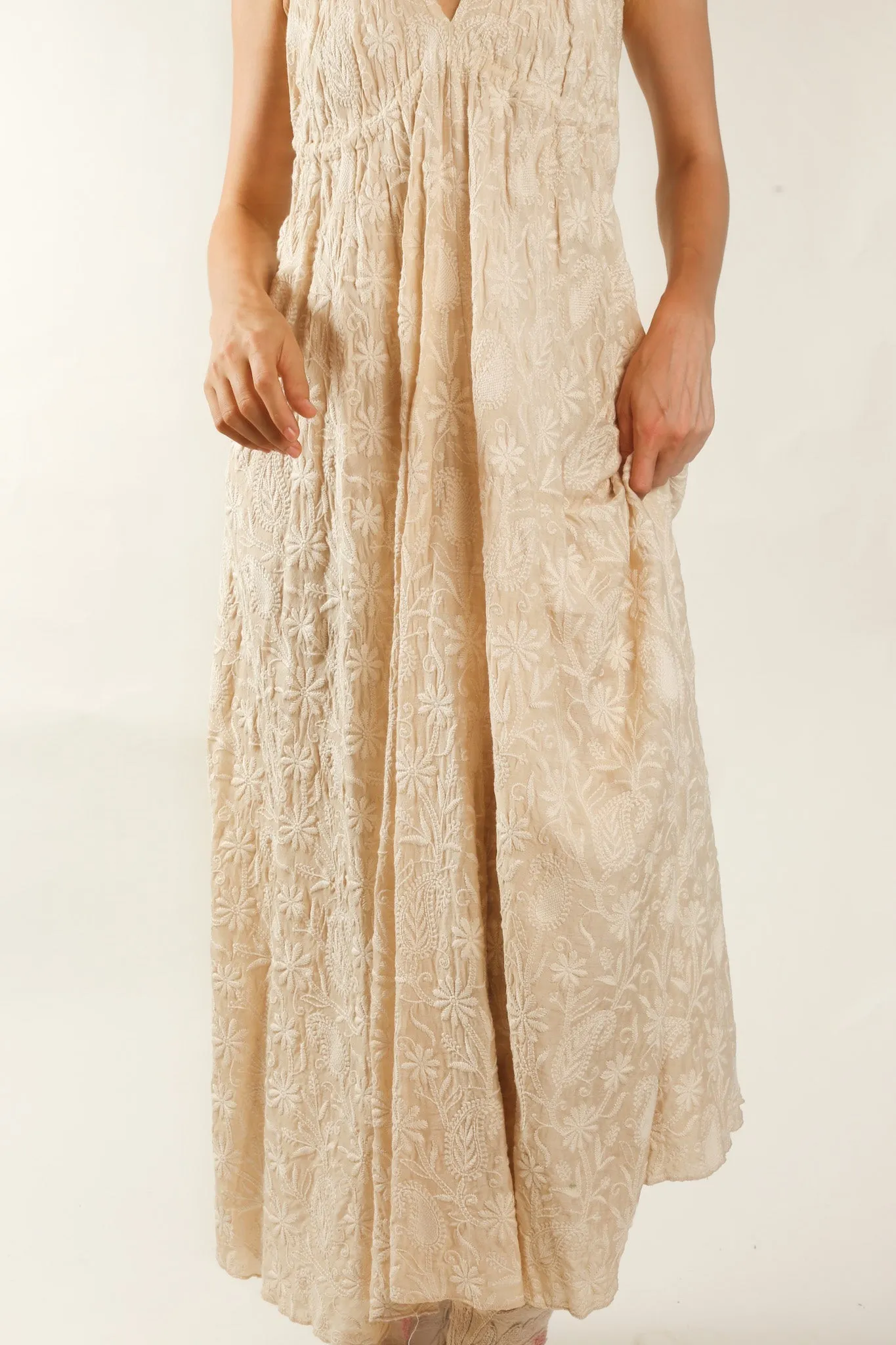 SILK EMBROIDERED DRESS HANNAH