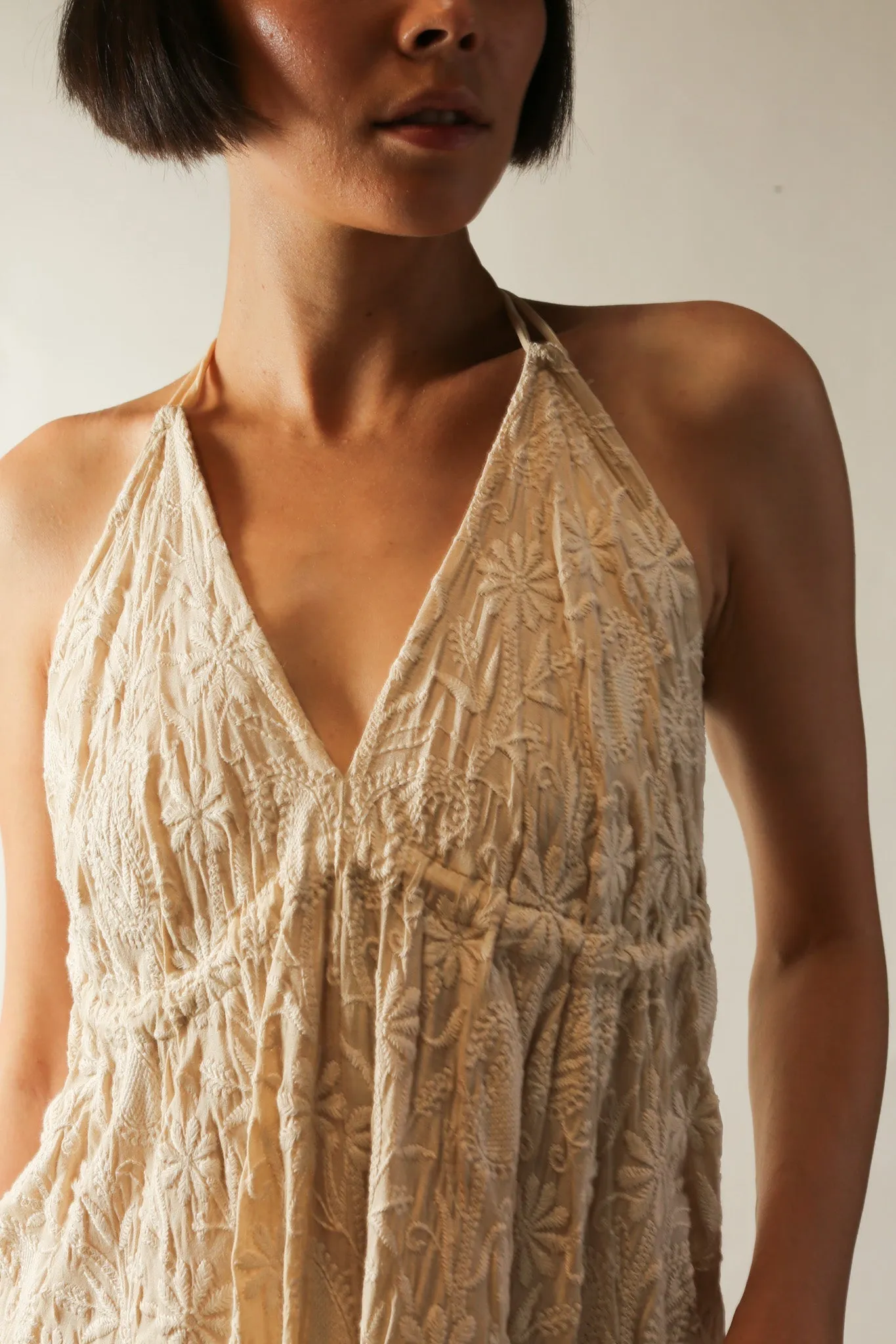 SILK EMBROIDERED DRESS HANNAH