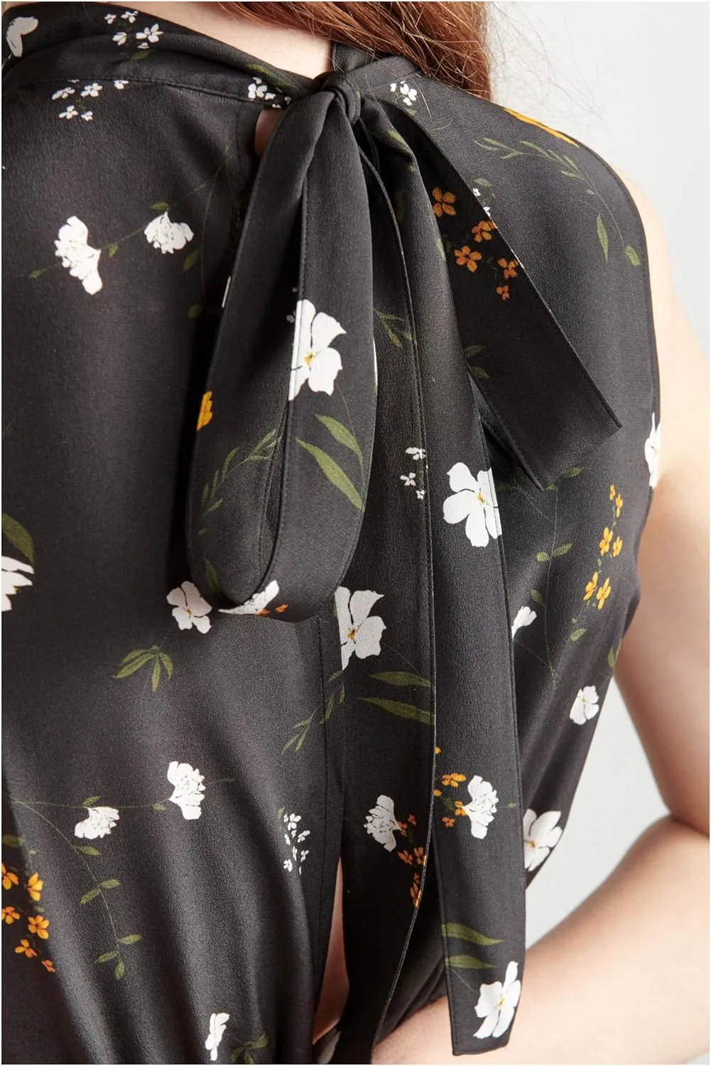 Silk Floral Maxi Dress