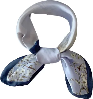 Silk Scarf for Women 27“x 27” Square Real Silk Feeling Hair Headscarf Neckerchief Breathable Lightweight