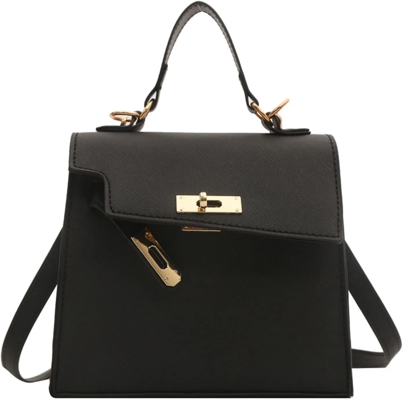 Simple and stylish messenger purses textured handbags bag women's casual shoulder bags
