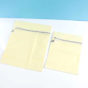 Simple contrast color series laundry bags set (Yellow)(2 PCS)
