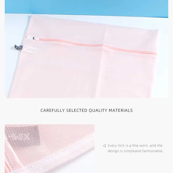 Simple large laundry bag (Pink)