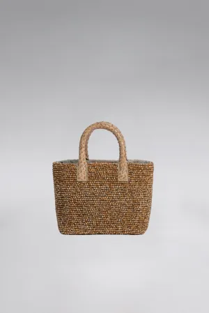 Small Crystal Snakeskin Pop tote