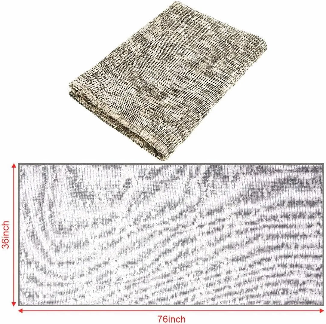 Sniper Veil,Camo Mesh Net Tactical Scarf for Hunting Shooting Wild Photography Military Outdoor Activities