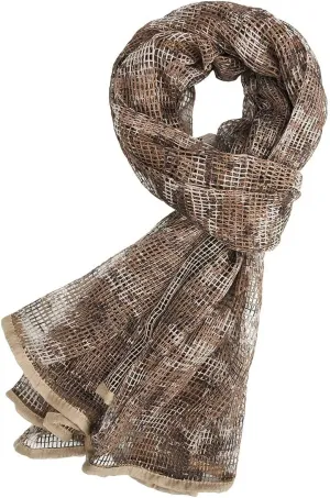 Sniper Veil,Camo Mesh Net Tactical Scarf for Hunting Shooting Wild Photography Military Outdoor Activities