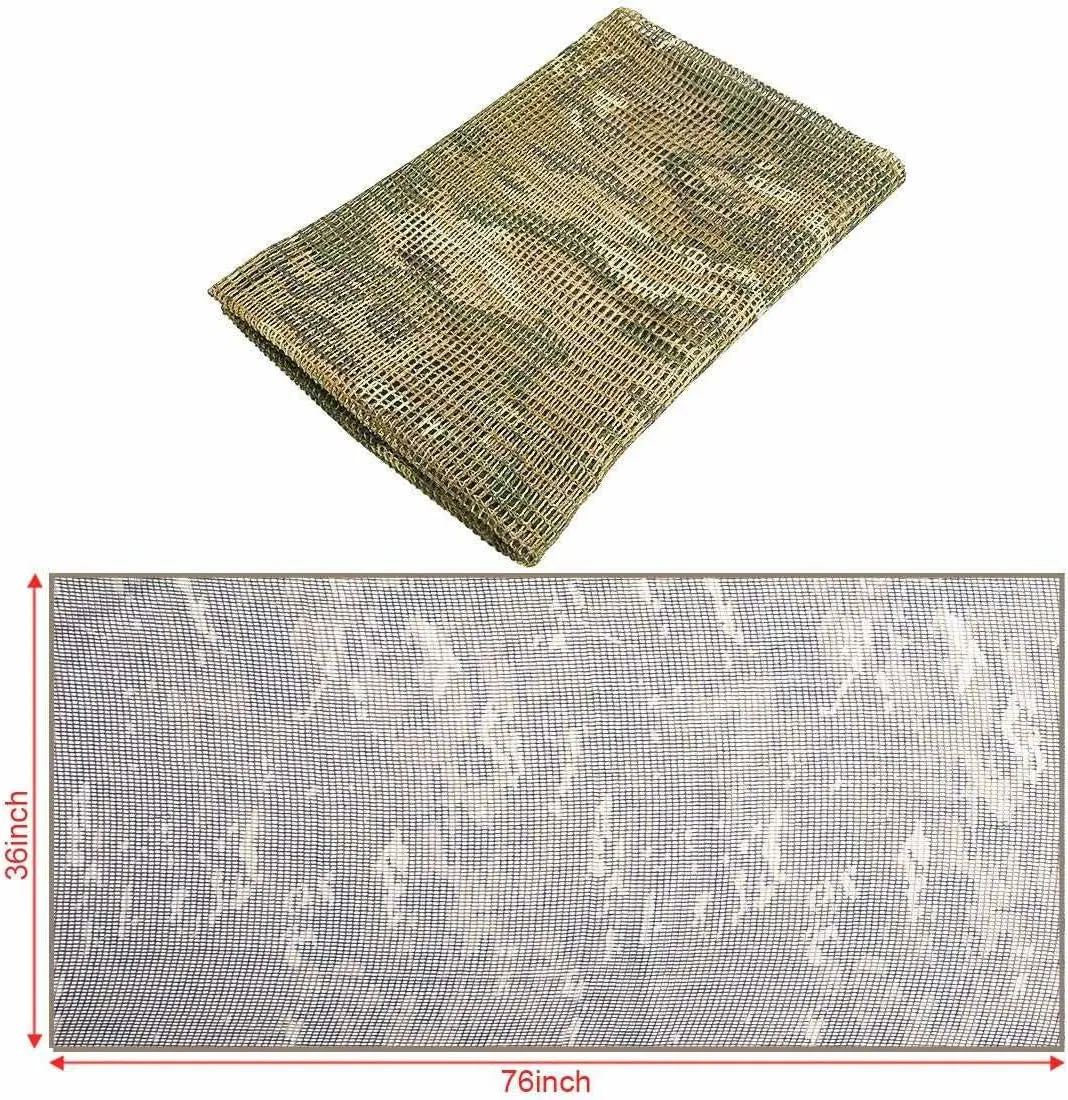 Sniper Veil,Camo Mesh Net Tactical Scarf for Hunting Shooting Wild Photography Military Outdoor Activities