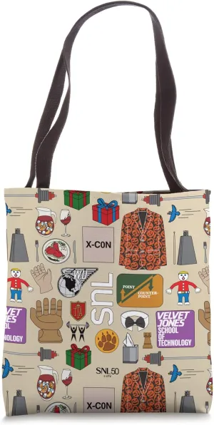 SNL Icons of Saturday Night Live all-over print Tote Bag