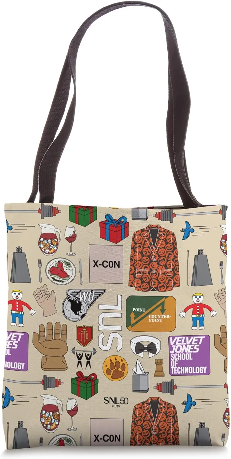 SNL Icons of Saturday Night Live all-over print Tote Bag