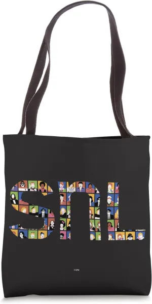 SNL Logo Character Collage Tote Bag