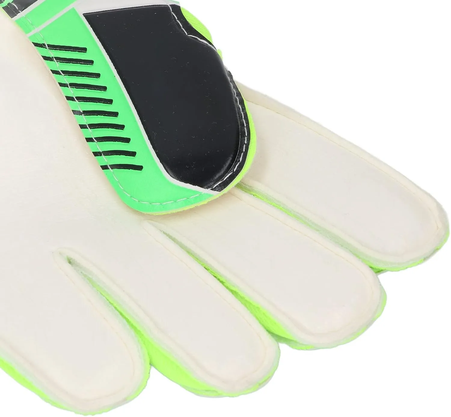 Soccer Goalkeeper Gloves with Finger, Strong Grip Latex Palm, Hook and Cycle, Shock Absorbing, Stylish 3D Texture for Adults Training and Games