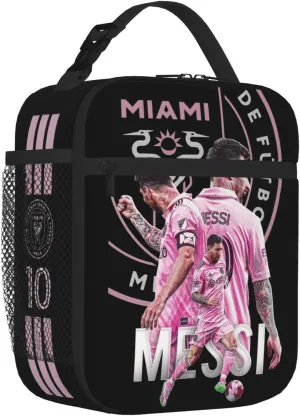 Soccer Lunch Box,Insulated Lunch Box Reusable Lunch Tote Portable Bag for Work,Picnic,Travel,Hiking,Beach or Fishing