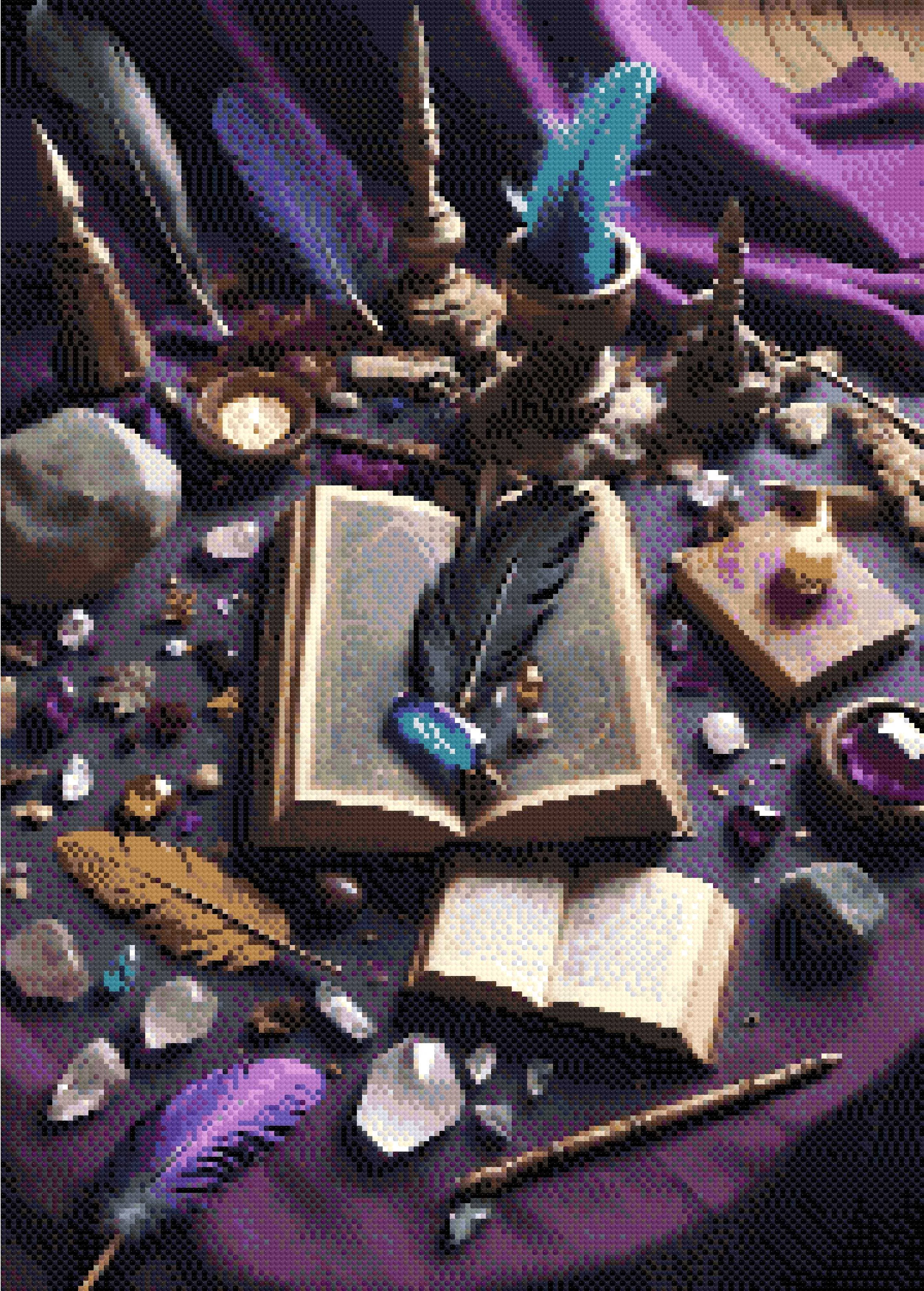 Sorcerer's Assemblage Diamond Painting Kit