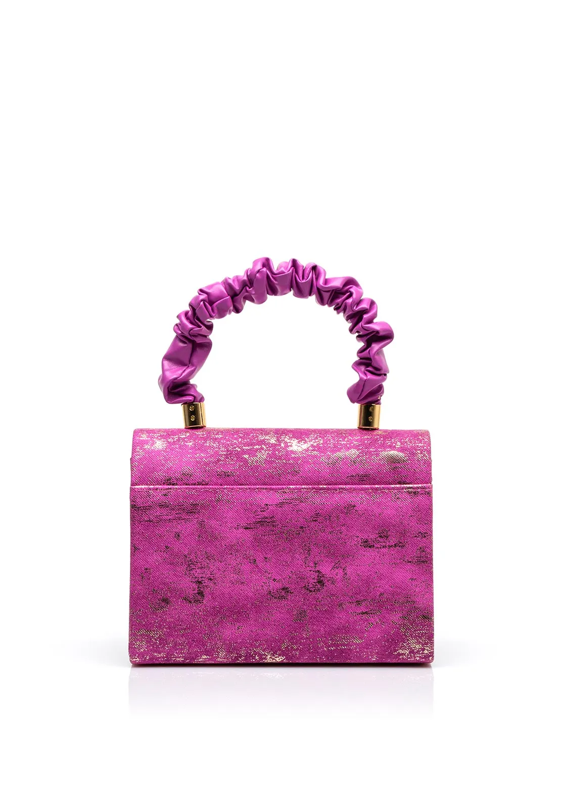 Sorento Charlesville Metallic Foil Grab Bag, Fuchsia
