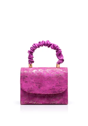 Sorento Charlesville Metallic Foil Grab Bag, Fuchsia
