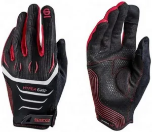 Sparco 002094NRRS09 002094聽nrrs09聽HyperGrip Gloves, Black/Red, 9