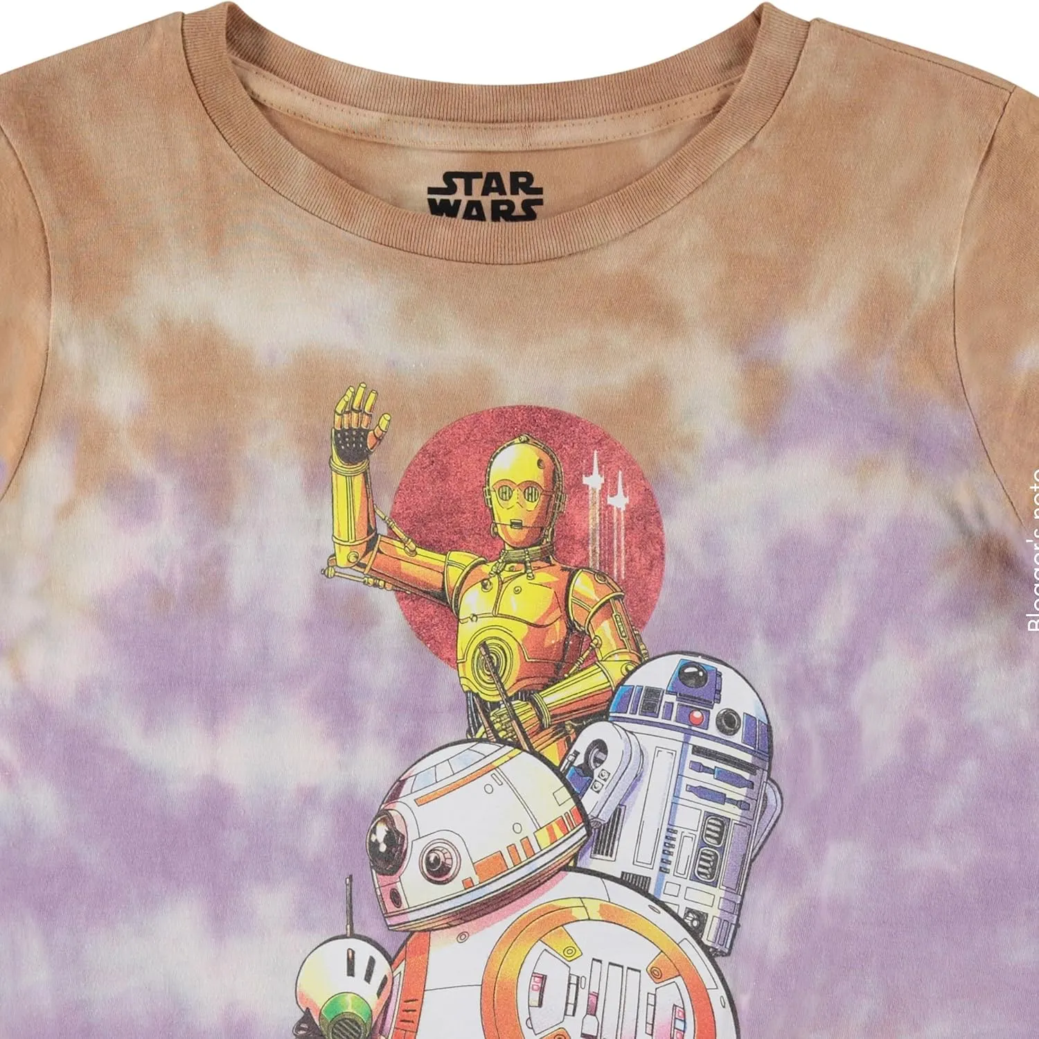 Star Wars Girls' Tie Dye T-Shirt - Tween Big Girl Short Sleeve Tee